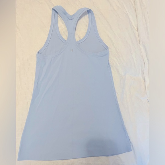 Lululemon Light Blue Razorback tank top - Picture 2 of 3
